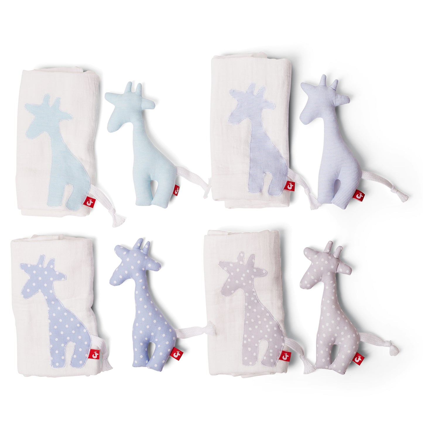 Muslin & Rattle - Giraffe